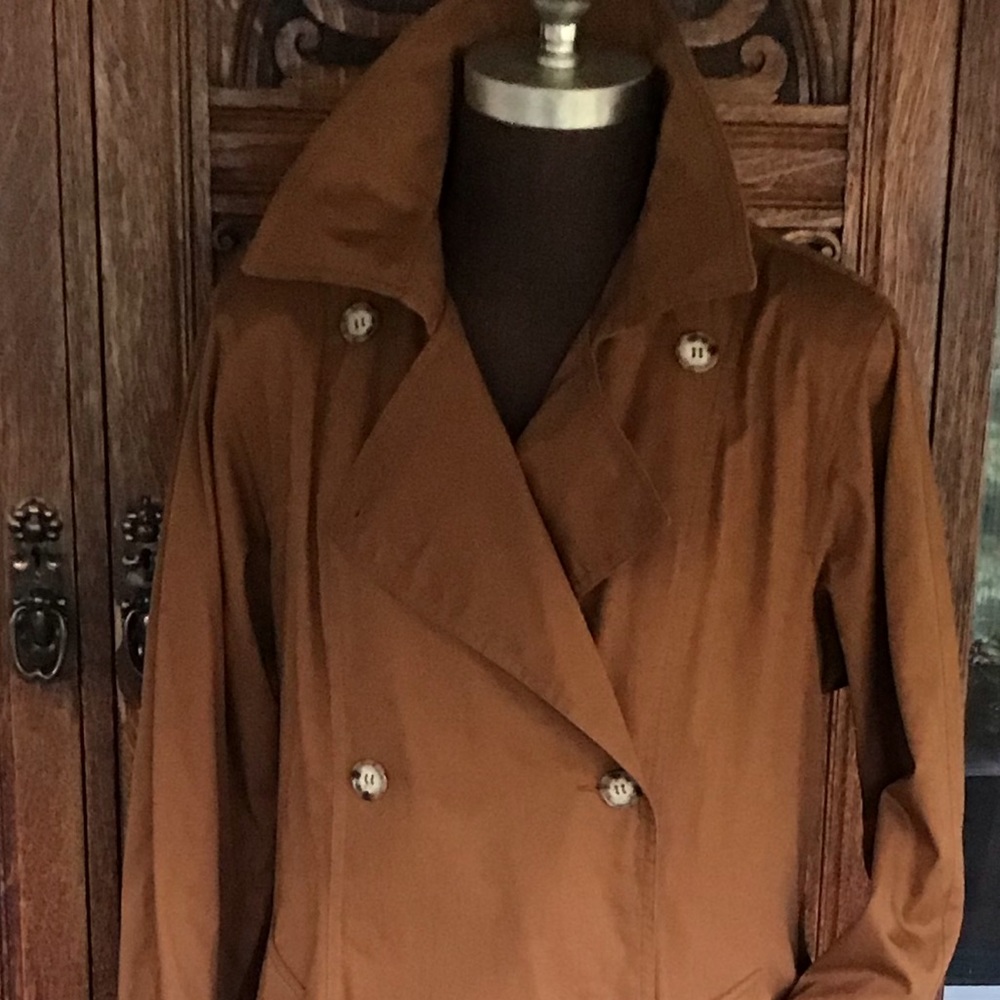 Spiegel 100% Cotton Rain Trench Coat size s-m